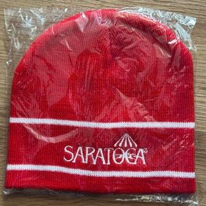 Saratoga Horse Race Track Red Souvenir Beanie